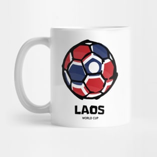 Laos Football Country Flag Mug